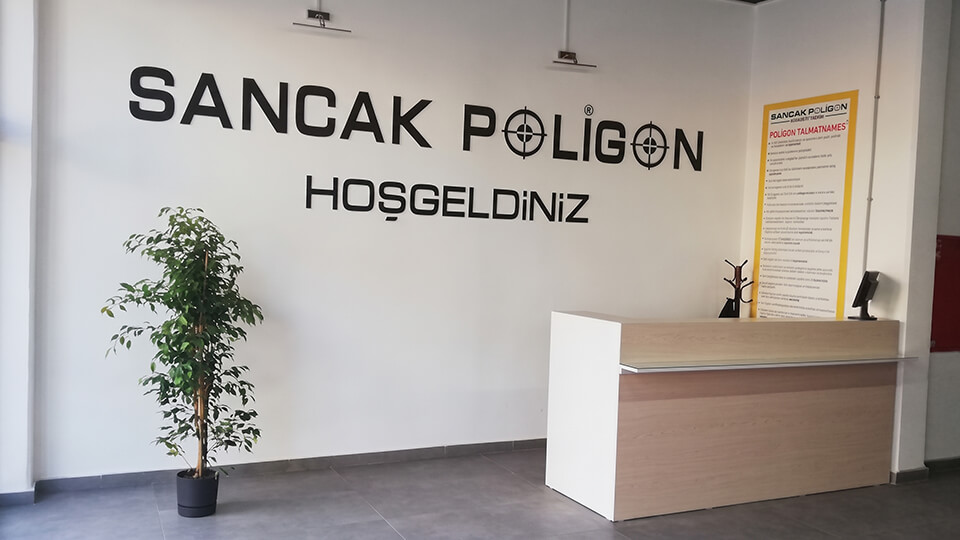 Sancak Poligon karşılama ve resepsiyon alanı